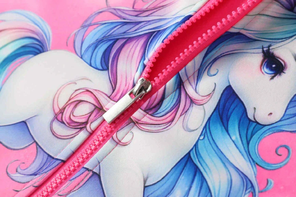 Teplá dívčí mikina Kugo PT2503 světle růžová