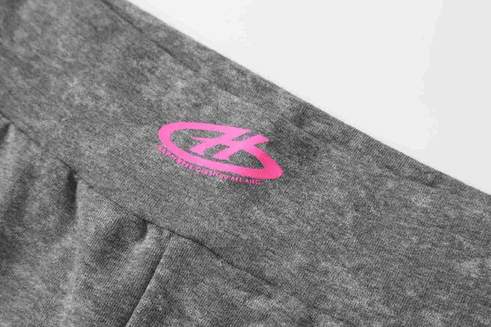 Dívčí legíny Kugo WL0950 s vysokým pasem šedé