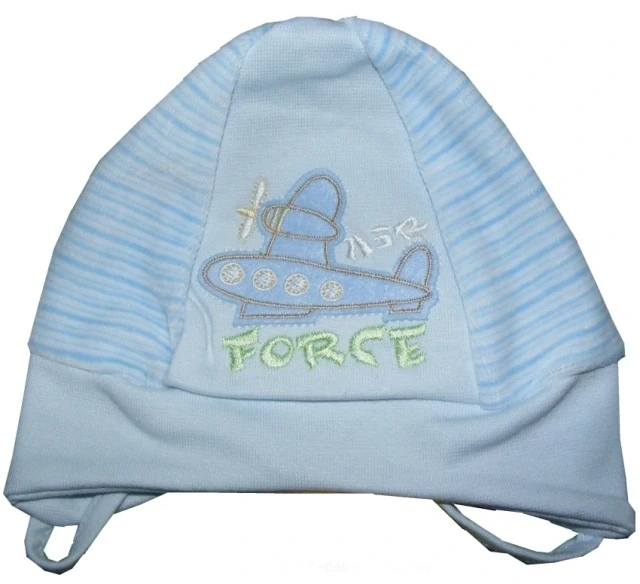 Kojenecká čepice s ledadlem Fido modrá