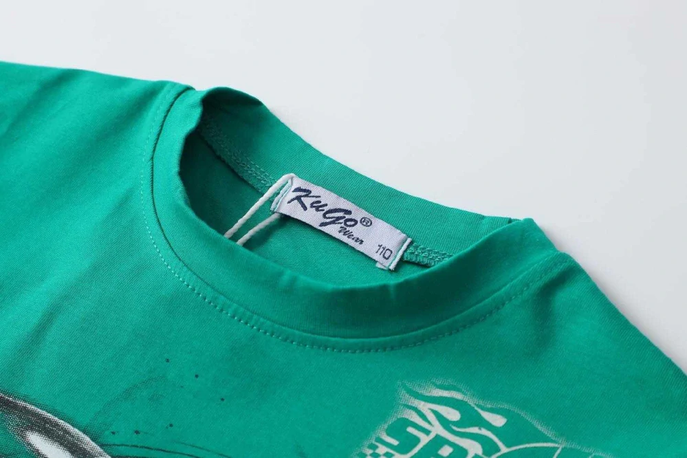 Chlapecké tričko dlouhý rukáv Kugo XC1302 zelené