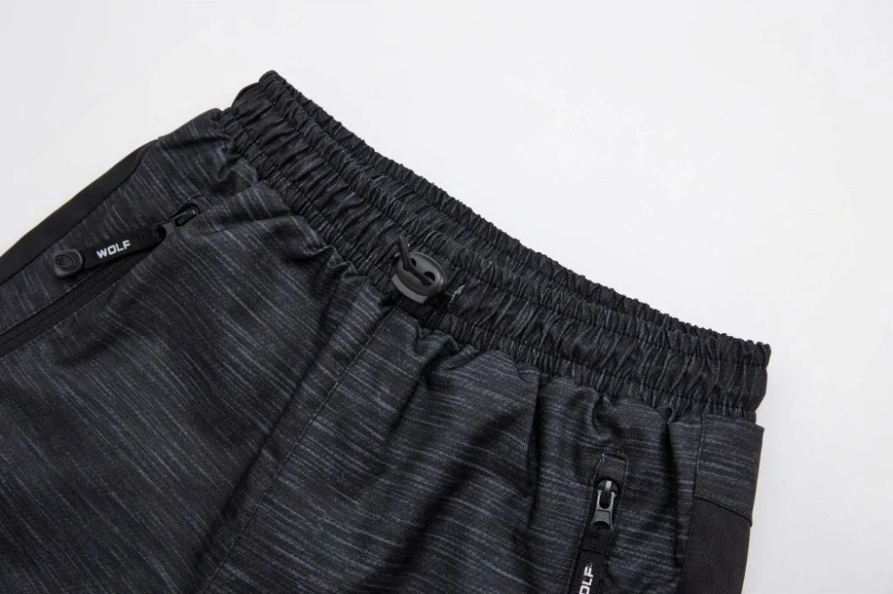 Dětské zimní kalhoty zateplené Wolf B2470 šedý melír žíhaný