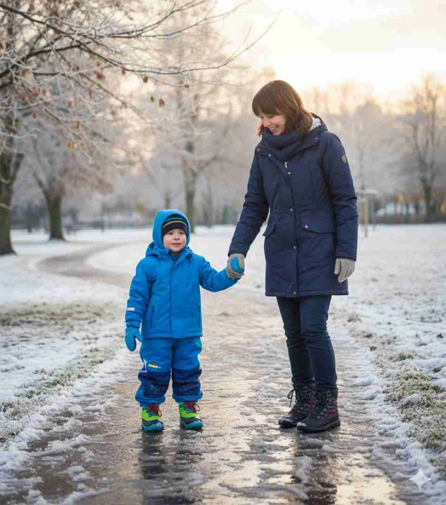 Dětské šusťákové kalhoty zateplené Kugo H201 světle modré