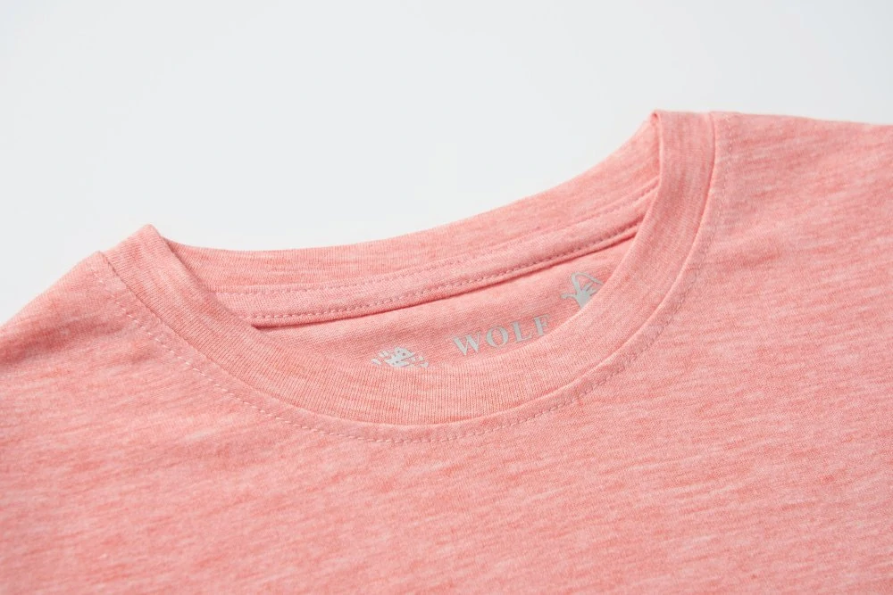 Dívčí tričko krátký rukáv Wolf S2515B lososové