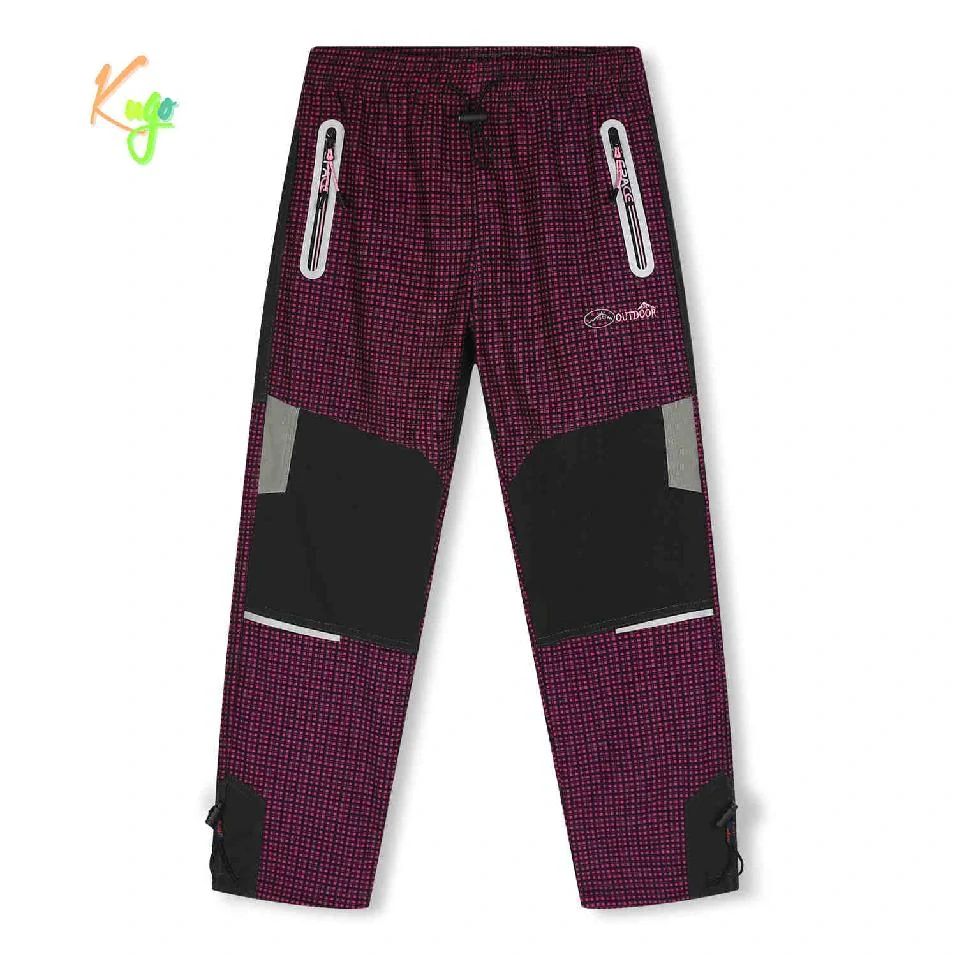 Dívčí outdoorové kalhoty Kugo G9652 růžové