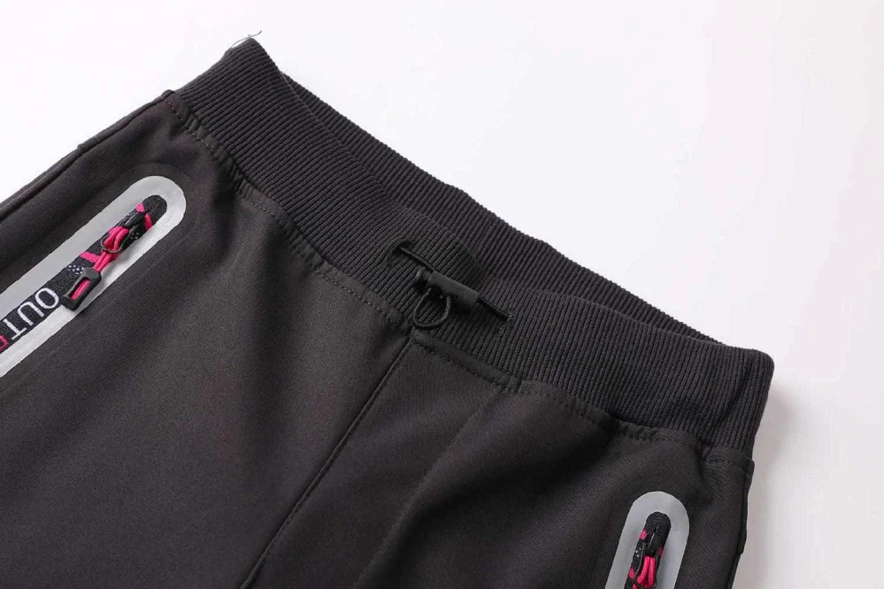 Dívčí softshellové kalhoty nezateplené Kugo HK5302 šedé