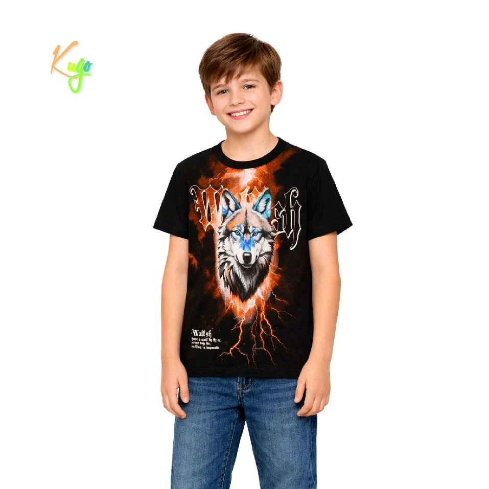 Chlapecké tričko krátký rukáv Kugo DC9410 tmavě modré