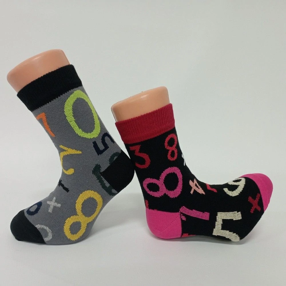 Dětské ponožky Trepon Number šedo-černé