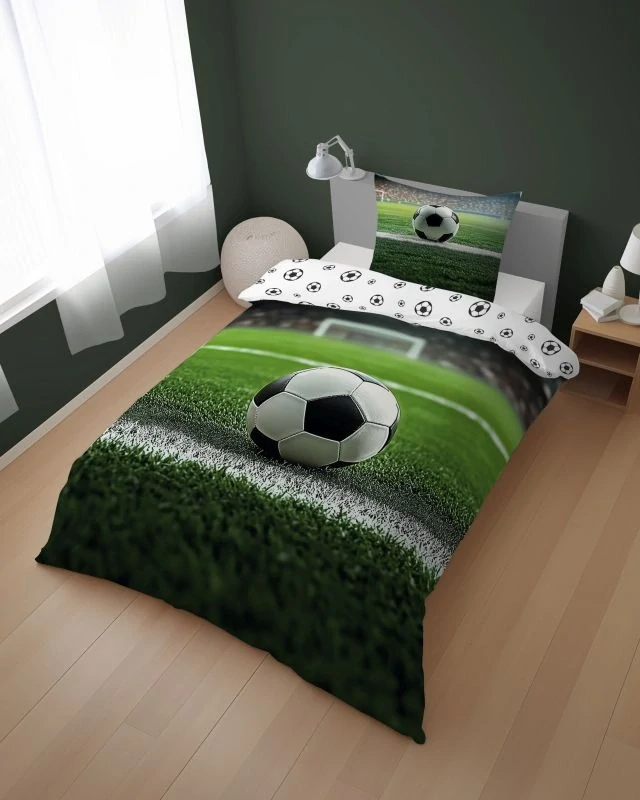 Bavlněné povlečení Fotbal 140x200 + 70x80 cm