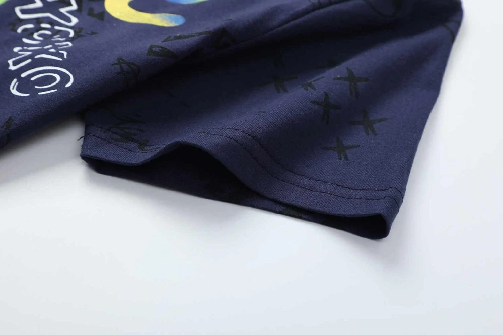 Chlapecké letní pyžamo Kugo MP5885 tmavě modré