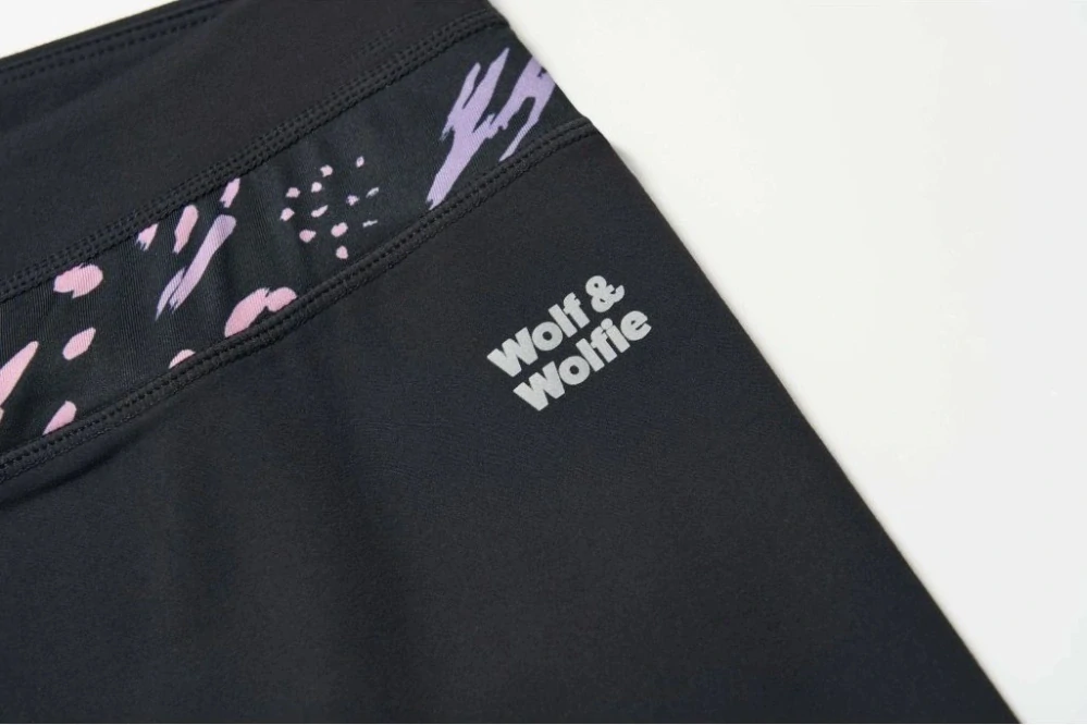 Dámské funkční 3/4 legíny Wolf & Wolfie H2642 černé