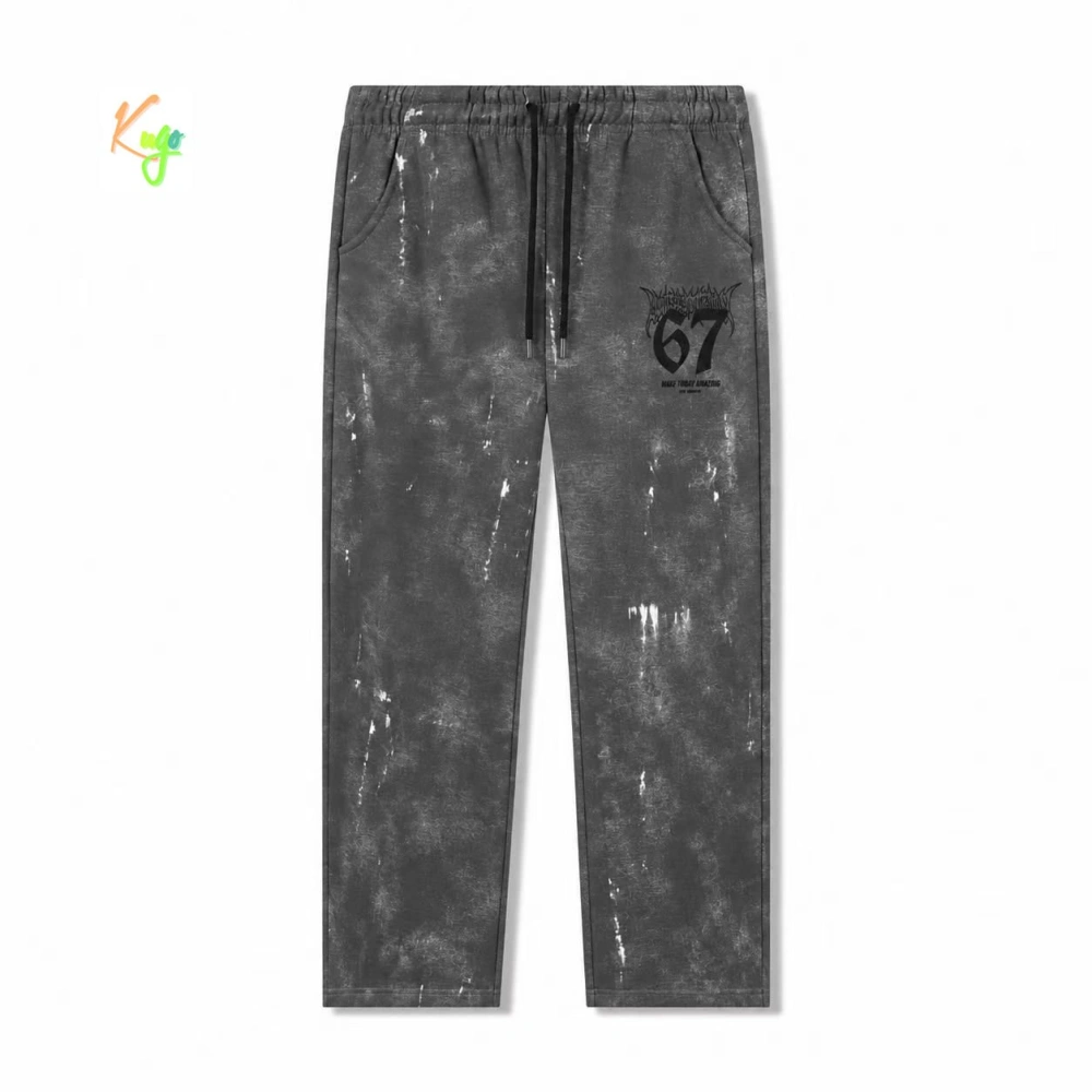 Silné tepláky pro kluky s jemným chloupkem Kugo YJ0110B šedé