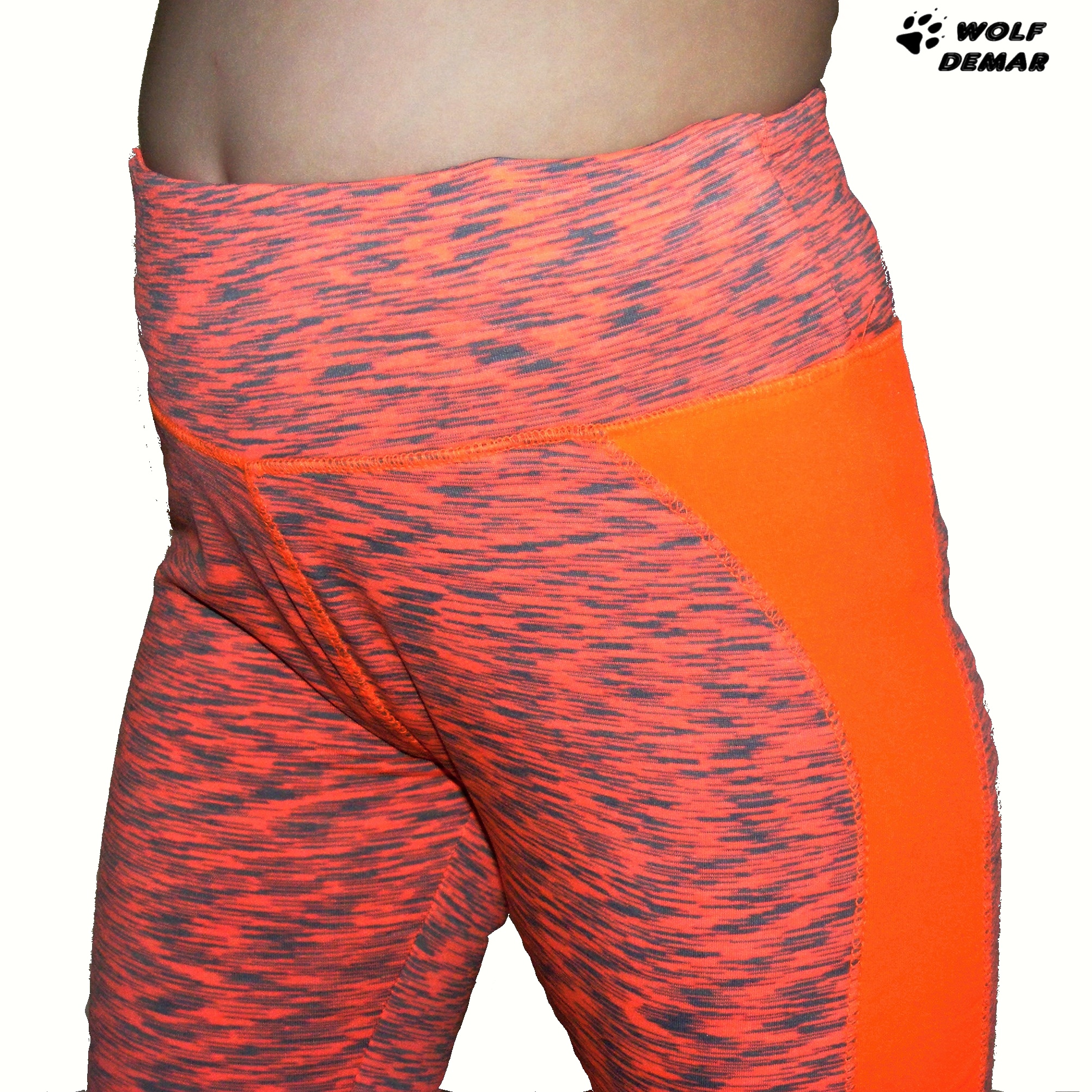 Dívčí 3/4 legíny WOLF H2047 oranžové