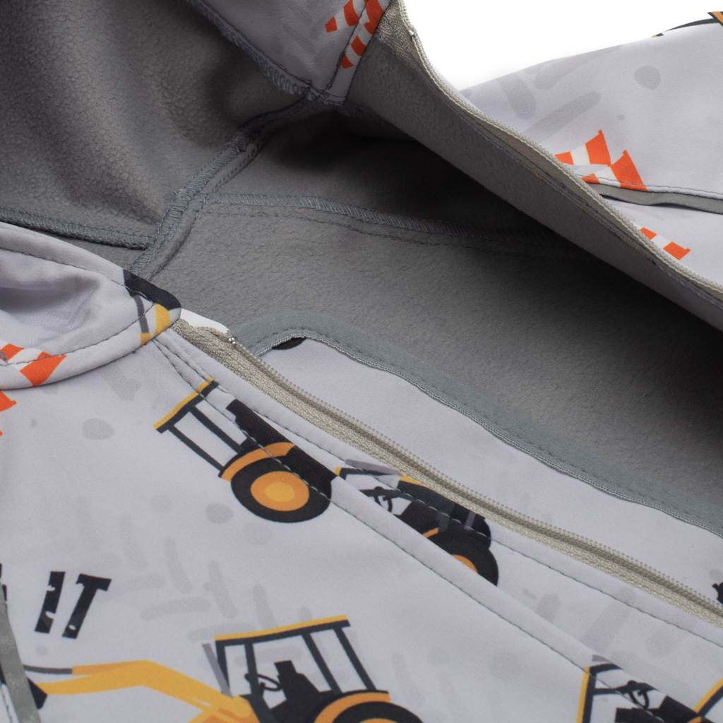 Softshellový kojenecký overal NEW BABY Bagr