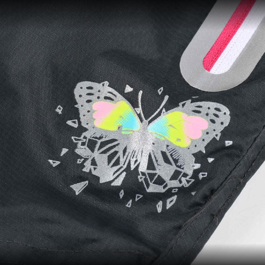 Šusťákové kalhoty s bavlněnou podšívkou KUGO SK7738, růžové