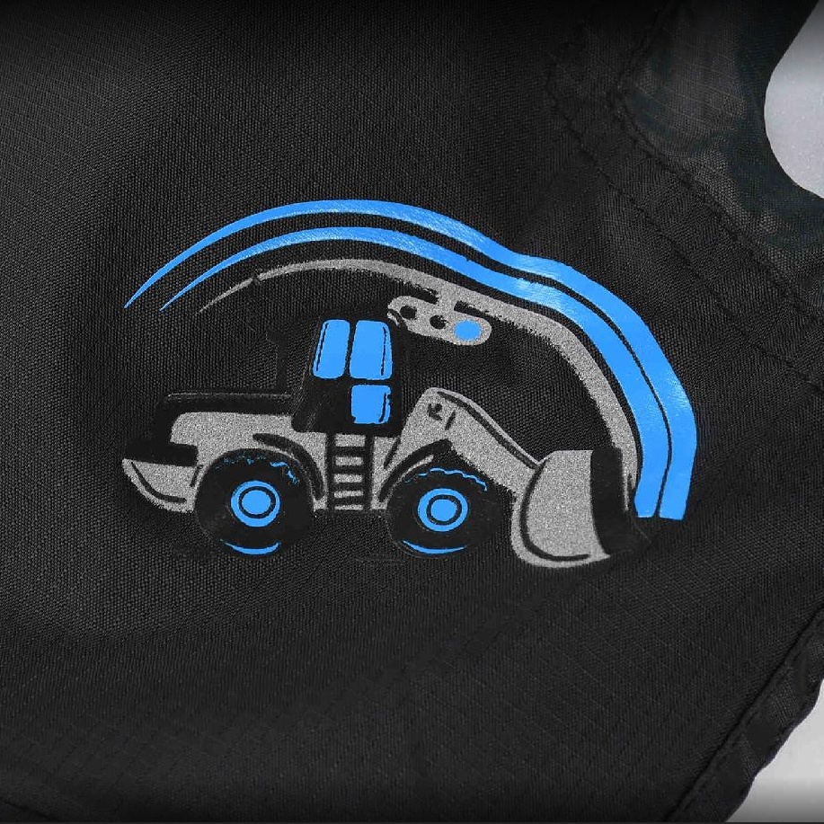 Šusťákové kalhoty s bavlněnou podšívkou KUGO SK7736, modré