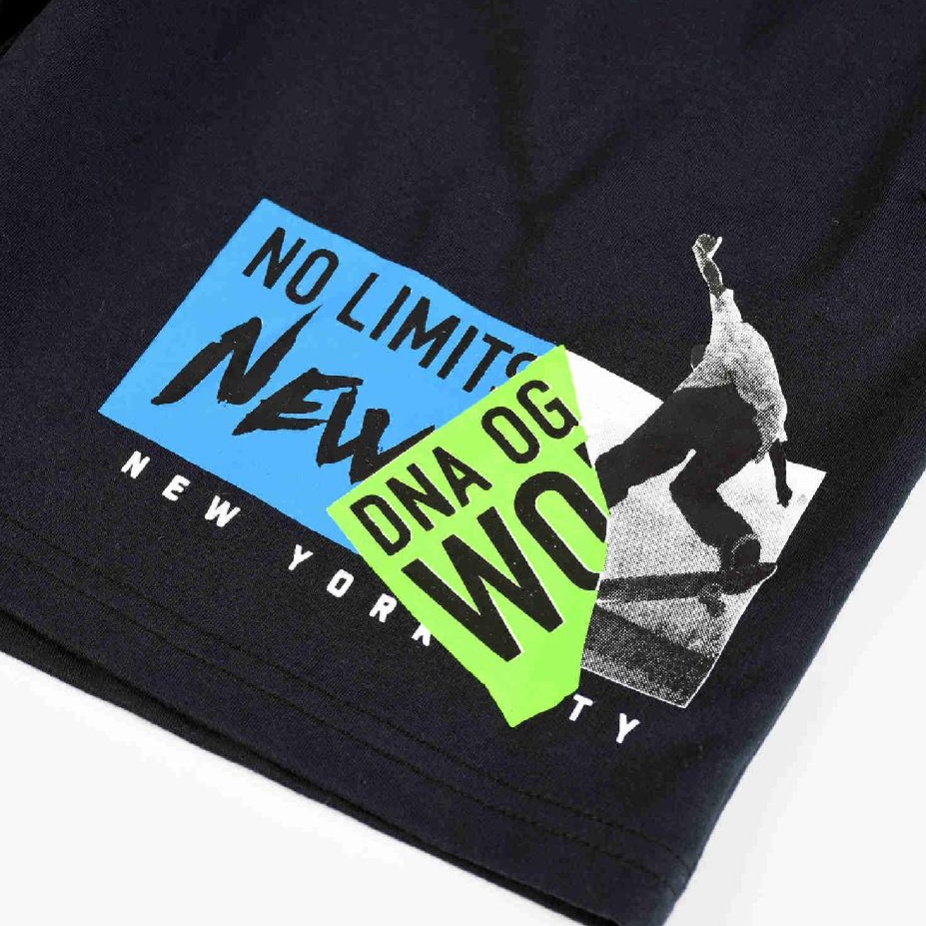 Chlapecké kraťasy KUGO TM8246, tmavě modré