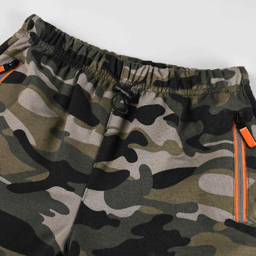 Chlapecké maskáčové kraťasy KUGO TM8249, béžové