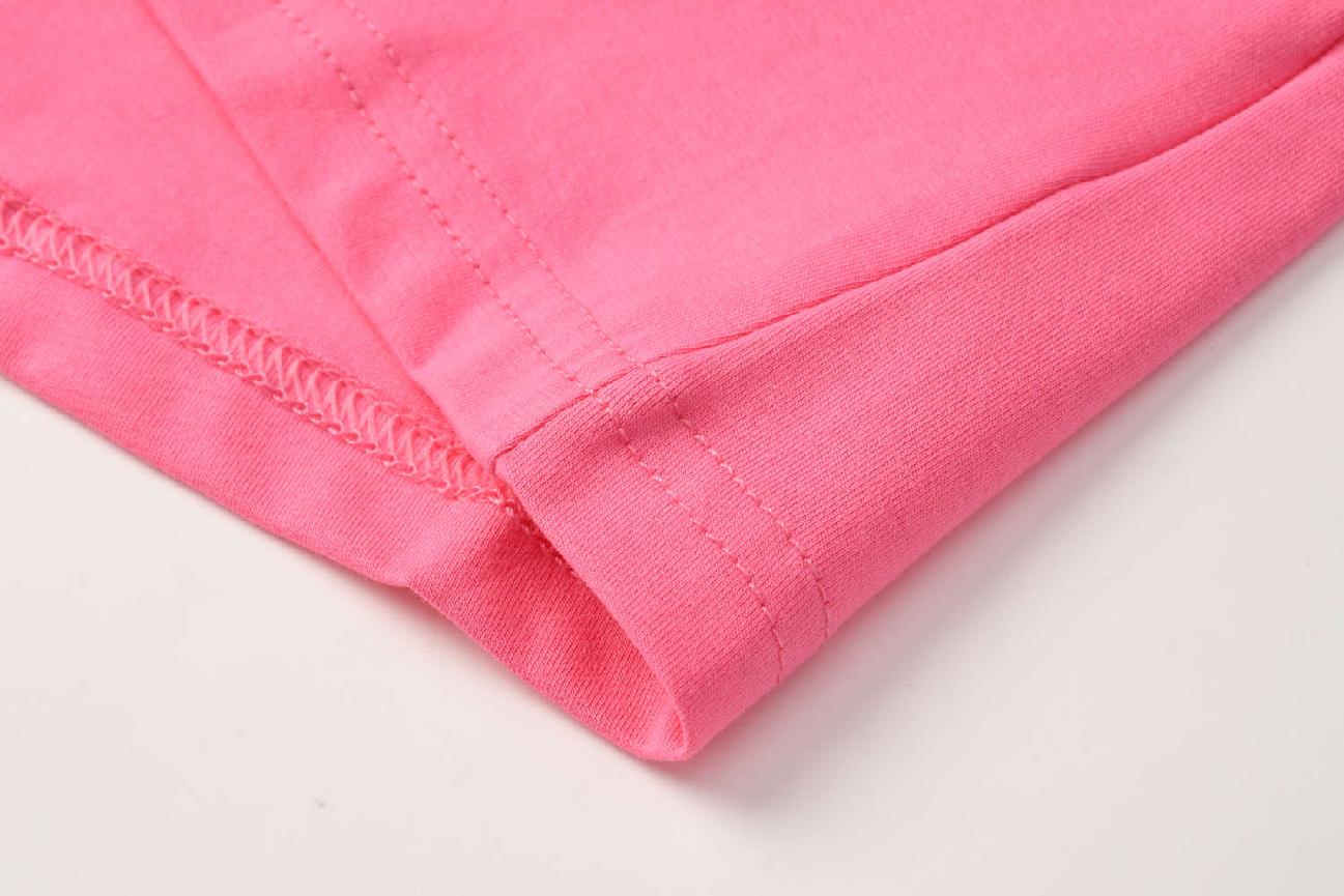 Dívčí tričko kr.r. KUGO JC8507, fialové