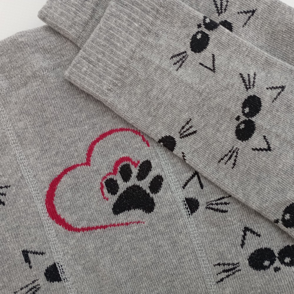 Dívčí punčochové legíny TREPON Macík, světle šedé