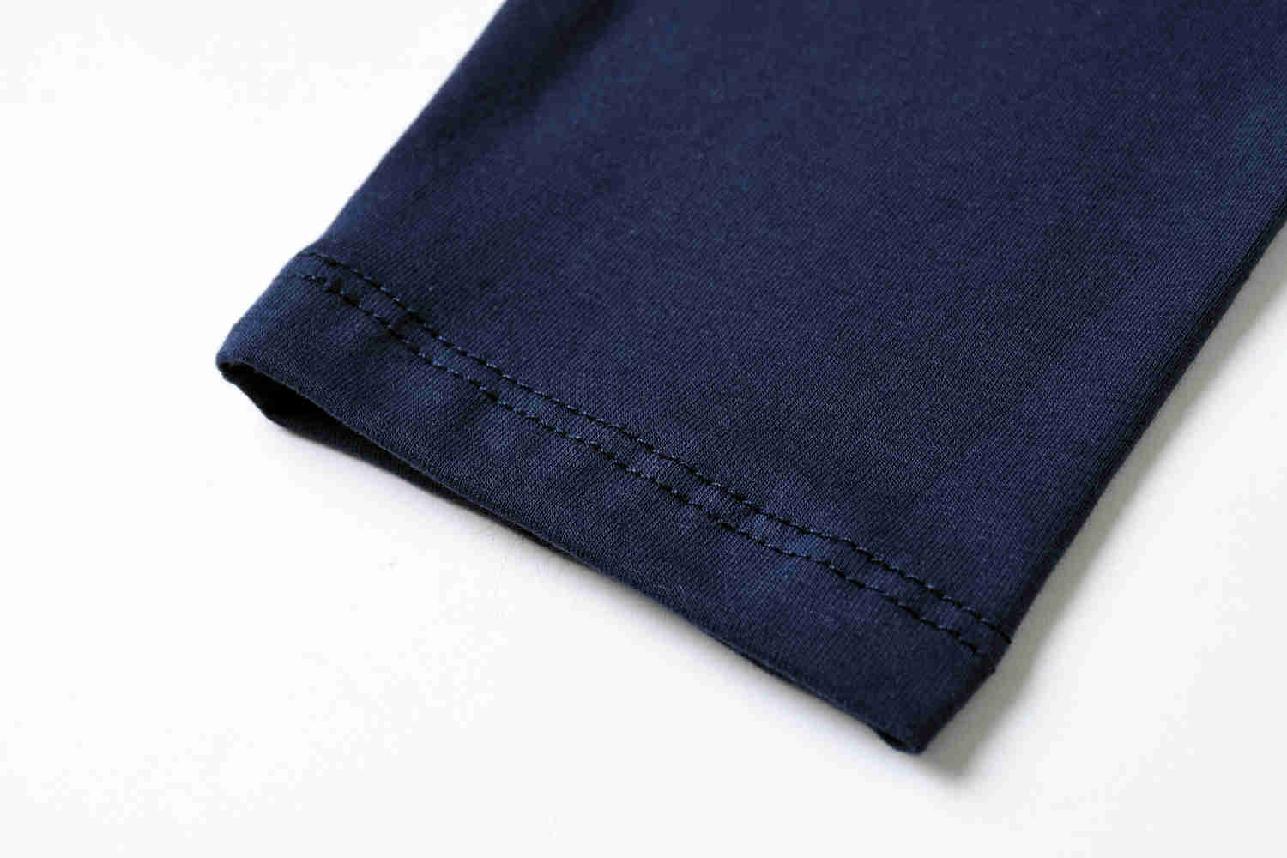 Dívčí tričko dl.r. KUGO HC0750, tmavě modré