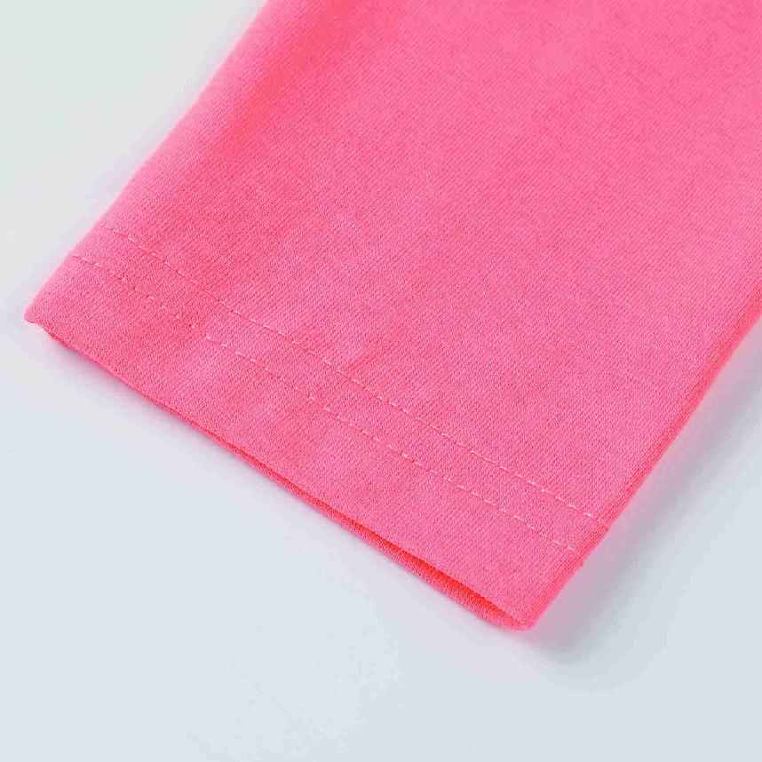 Dívčí tričko dl.r. KUGO KC9995, tmavě růžové