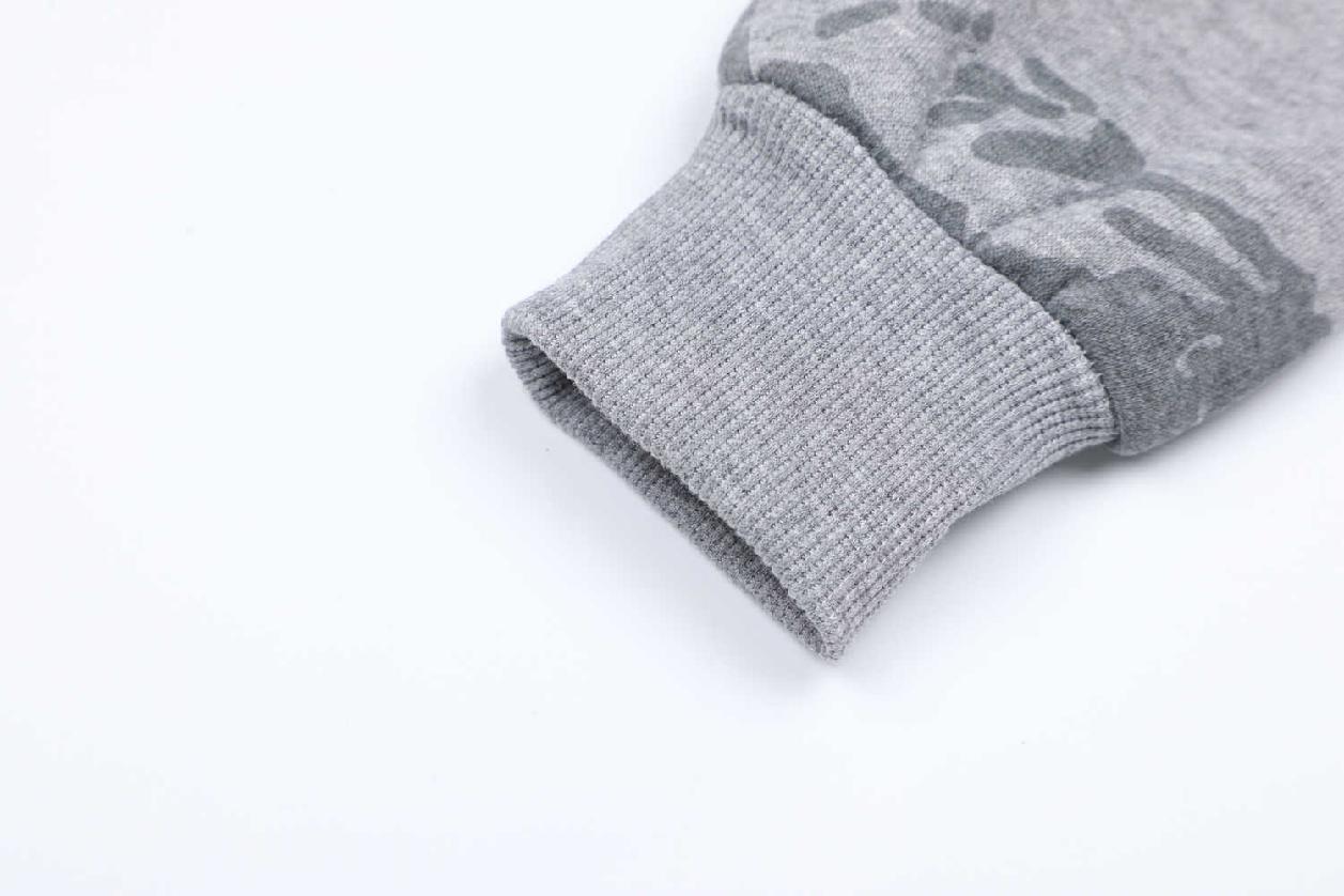 Teplá chlapecká mikina s kapucí KUGO FM0328, šedá