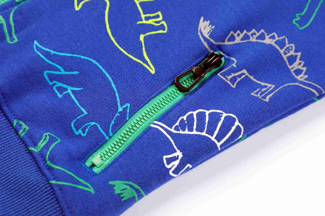 Teplá chlapecká mikina KUGO GM8670, světle modrá