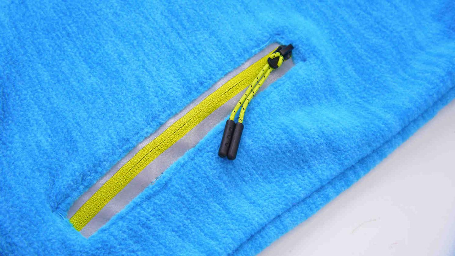 Chlapecká flísová mikina KUGO FM9707, tyrkysová