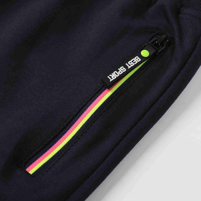 Dívčí tepláky KUGO TM7229, tmavě modré