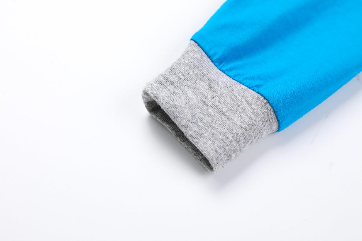 Chlapecké vánoční pyžamo KUGO MP3836, modré / šedé