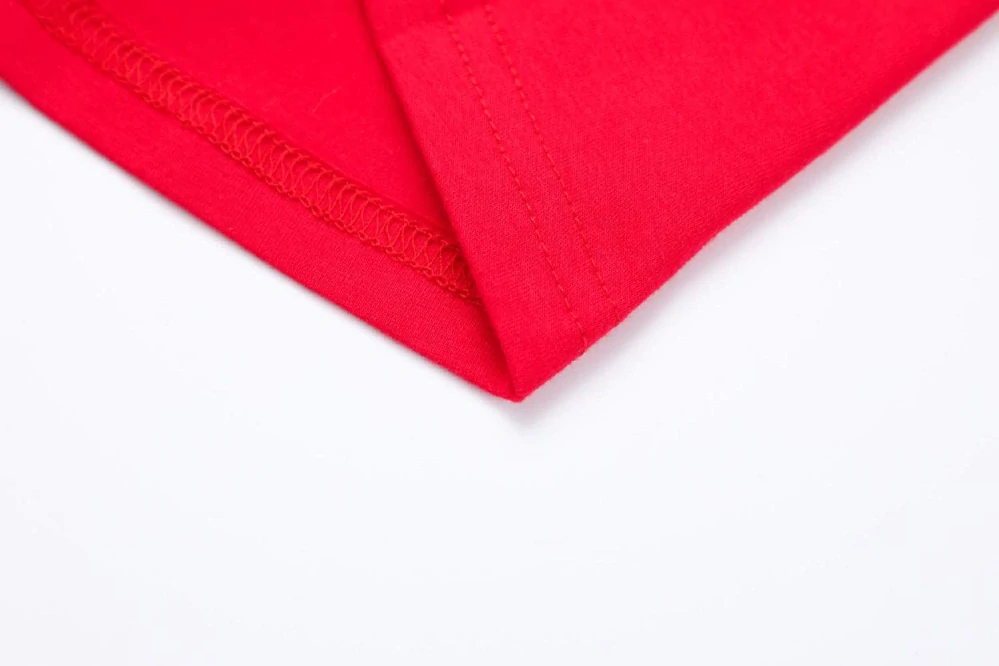 Dívčí vánoční tričko dl.r. Kugo MC3823, červené