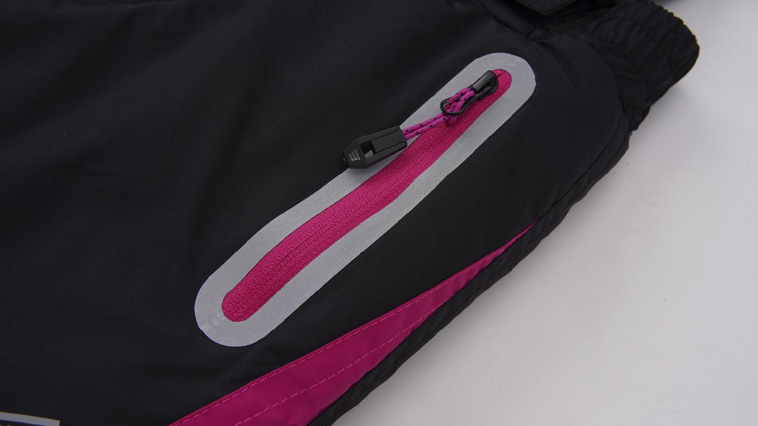 Dívčí zimní lyžařské kalhoty Kugo DK8230, černé