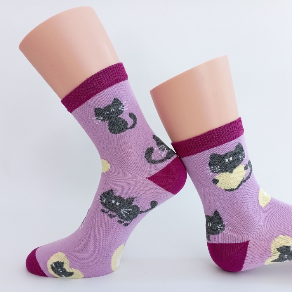 Dívčí ponožky Trepon Mína, fialové