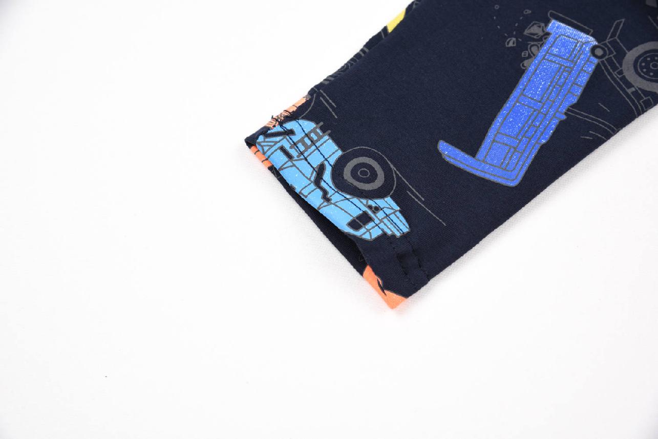 Chlapecké tričko dl.r. Kugo HC9309, tmavě modré