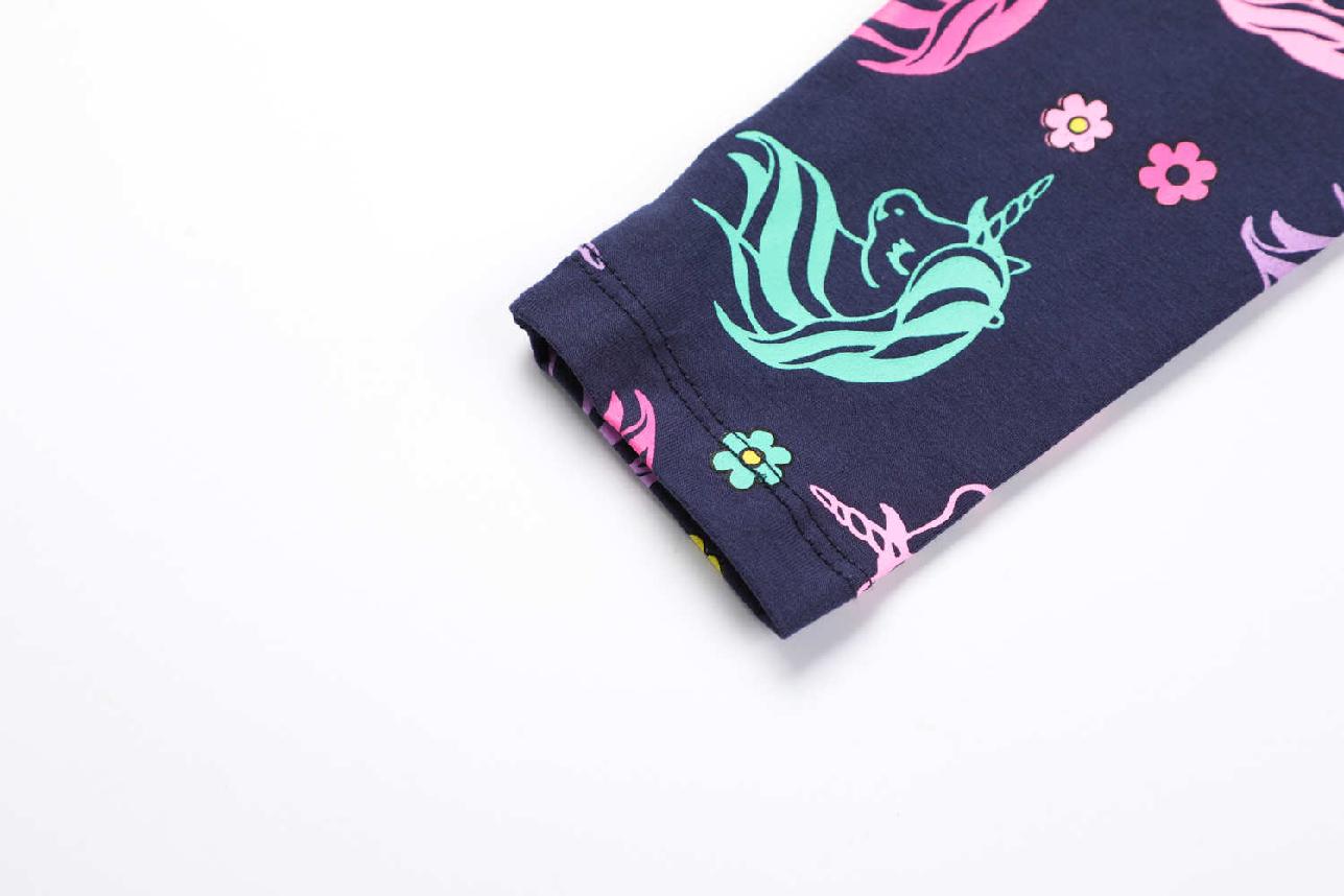 Dívčí tričko dl.r. Kugo HC9297, tmavě modré