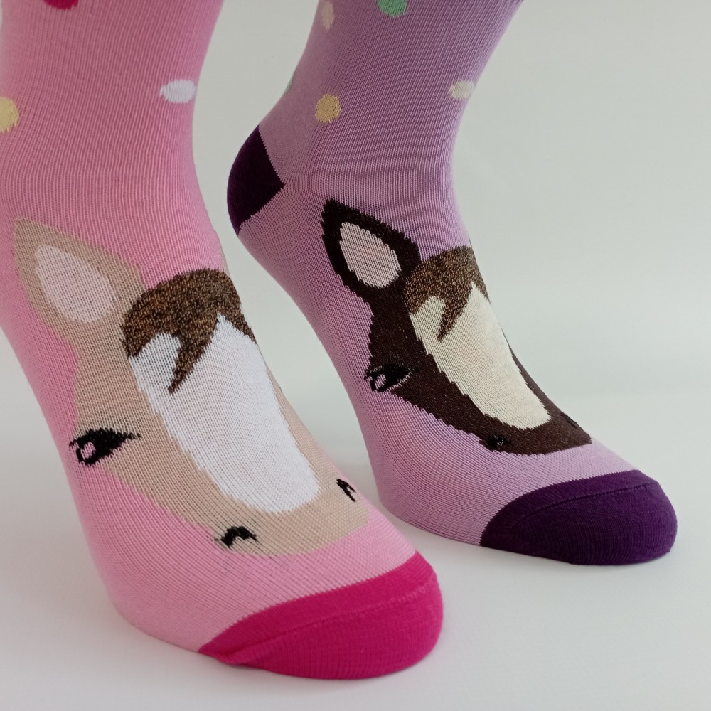 Dívčí ponožky Trepon Koník, fialové