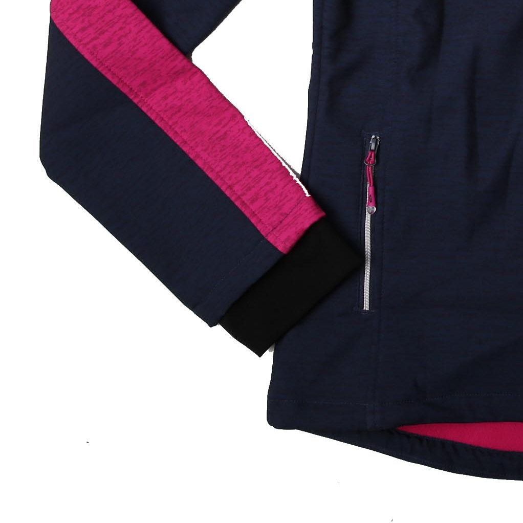 Dívčí softshellová bunda zateplená Wolf B2267, modrá s růžovou