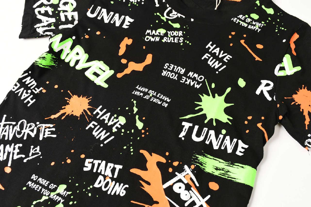 Chlapecké tričko kr.r. Kugo HC9280, černé