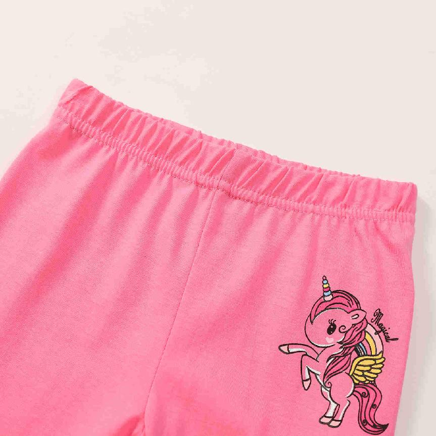 Dívčí pyžamo Kugo MP1326, tmavě růžová