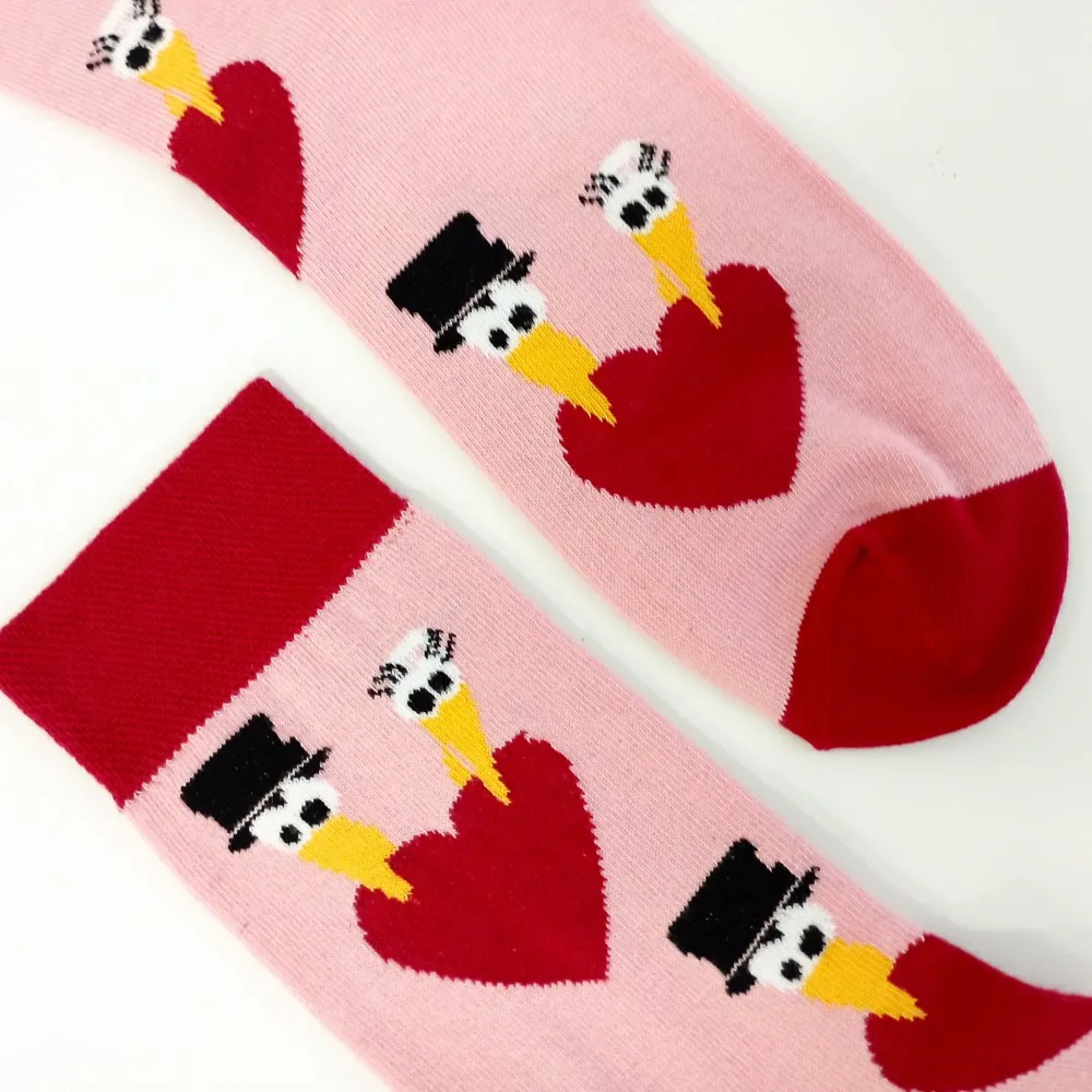 Dámské ponožky Trepon Čáp, růžové