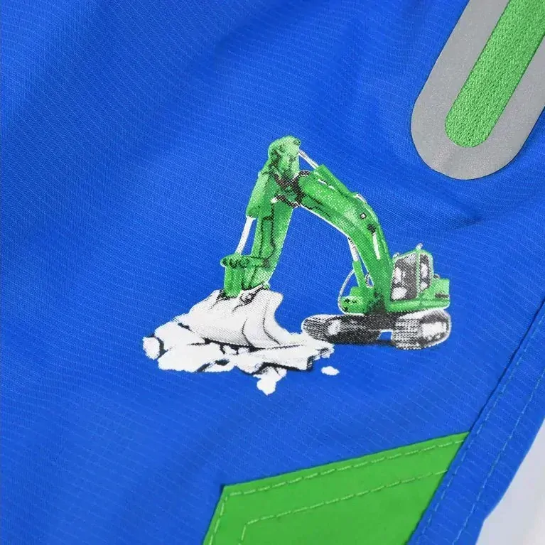 Chlapecké šusťákové kalhoty Kugo SK7737, modré