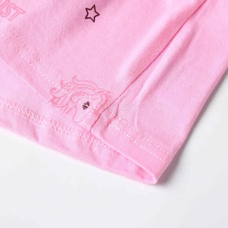 Dívčí letní pyžamo Kugo WP0898, lososové