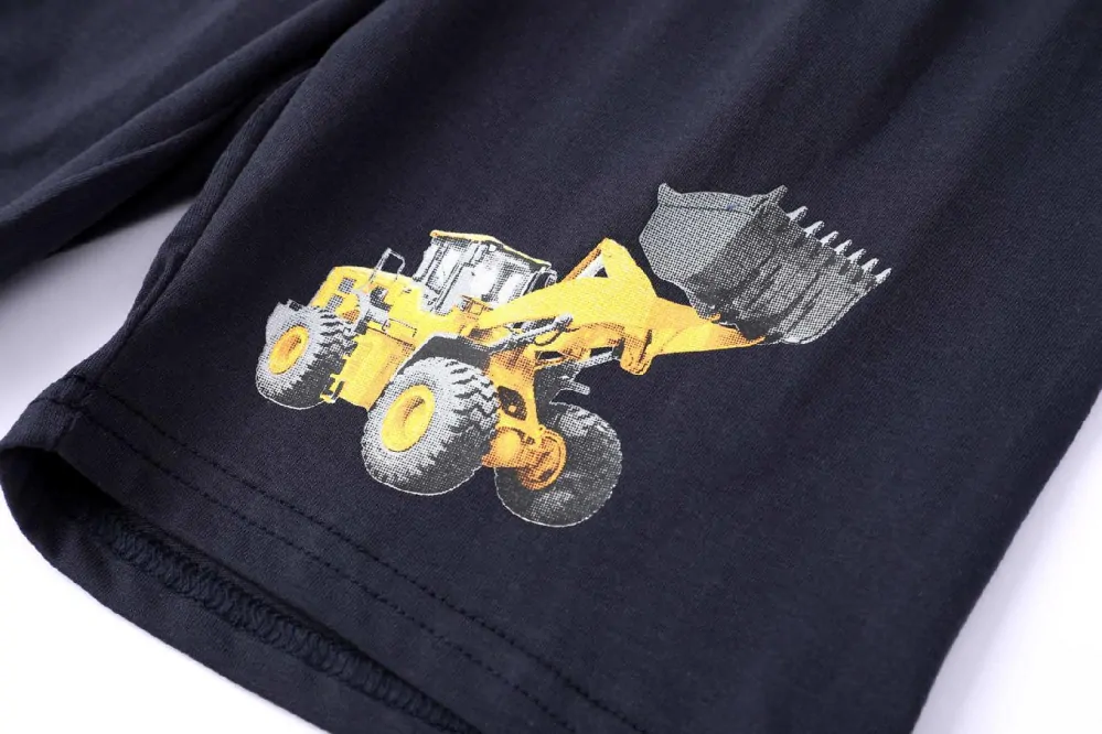 Chlapecké letní pyžamo Kugo WT7310, zelené