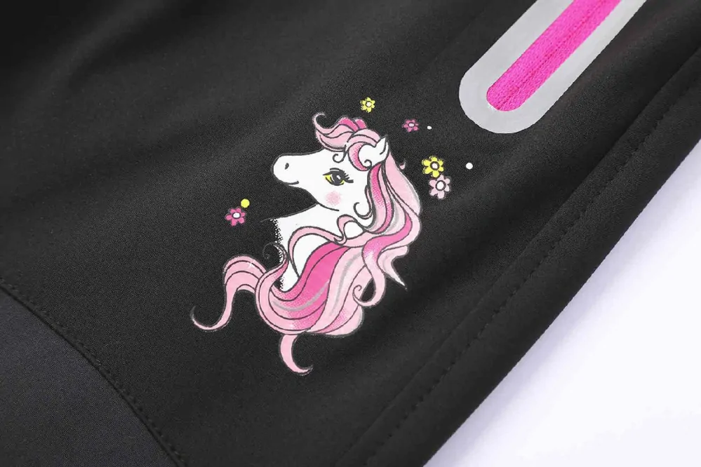 Dívčí softshellové kalhoty nezateplené Kugo HK5651 tm. šedé