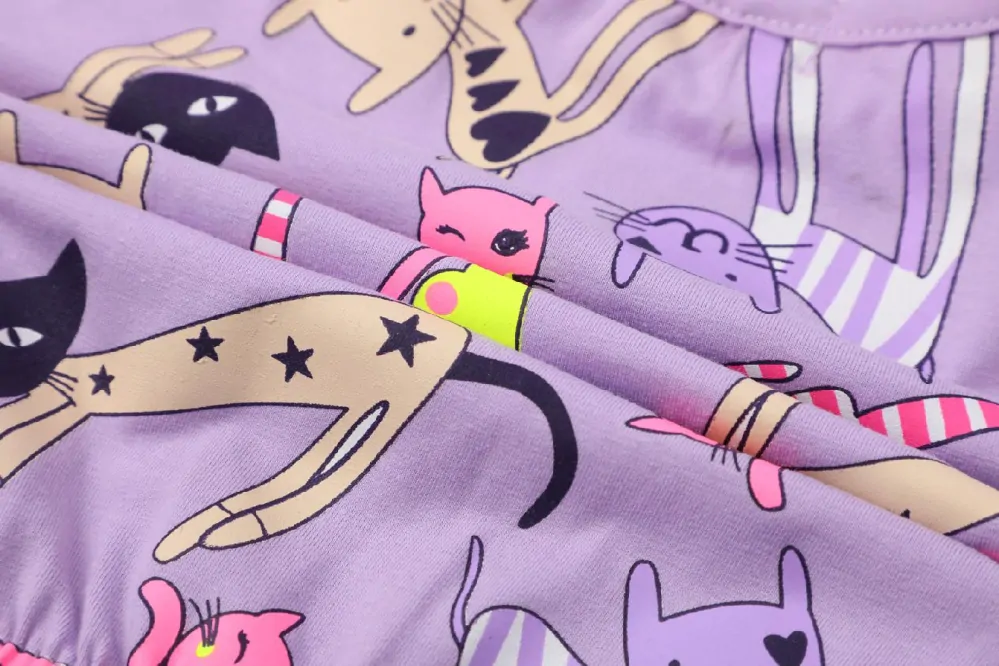 Dívčí šaty Kugo HS9332 fialové