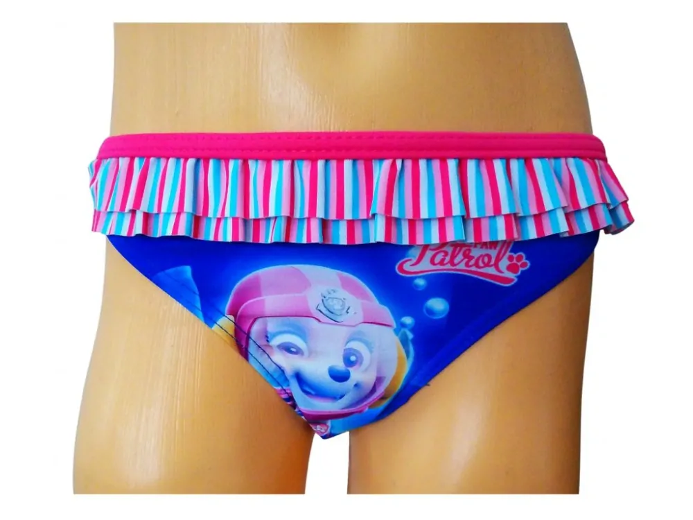 Dívčí plavky kalhotkové Paw Patrol ET1884/1 modré
