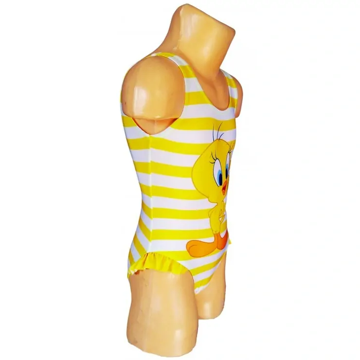 Dívčí plavky jednodílné Looney Tunes Tweety žluté