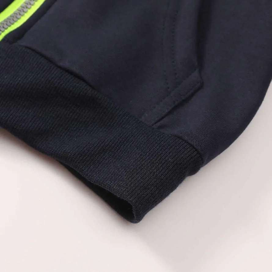 Chlapecká mikina Kugo FM0260 tmavě modrá