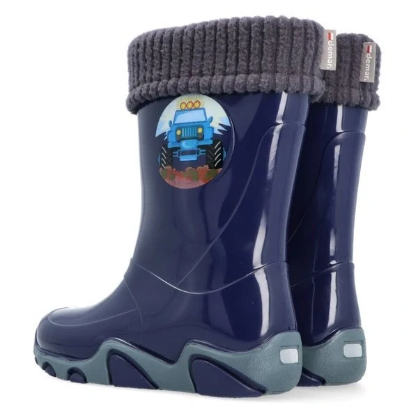 Dětské zateplené holínky Demar Stormer Lux 0402 D modré