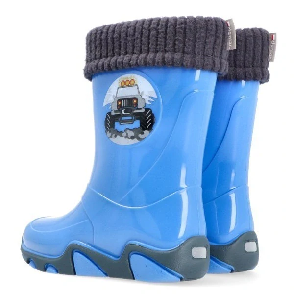 Dětské zateplené holínky Demar Stormer Lux 0402 A světle modré